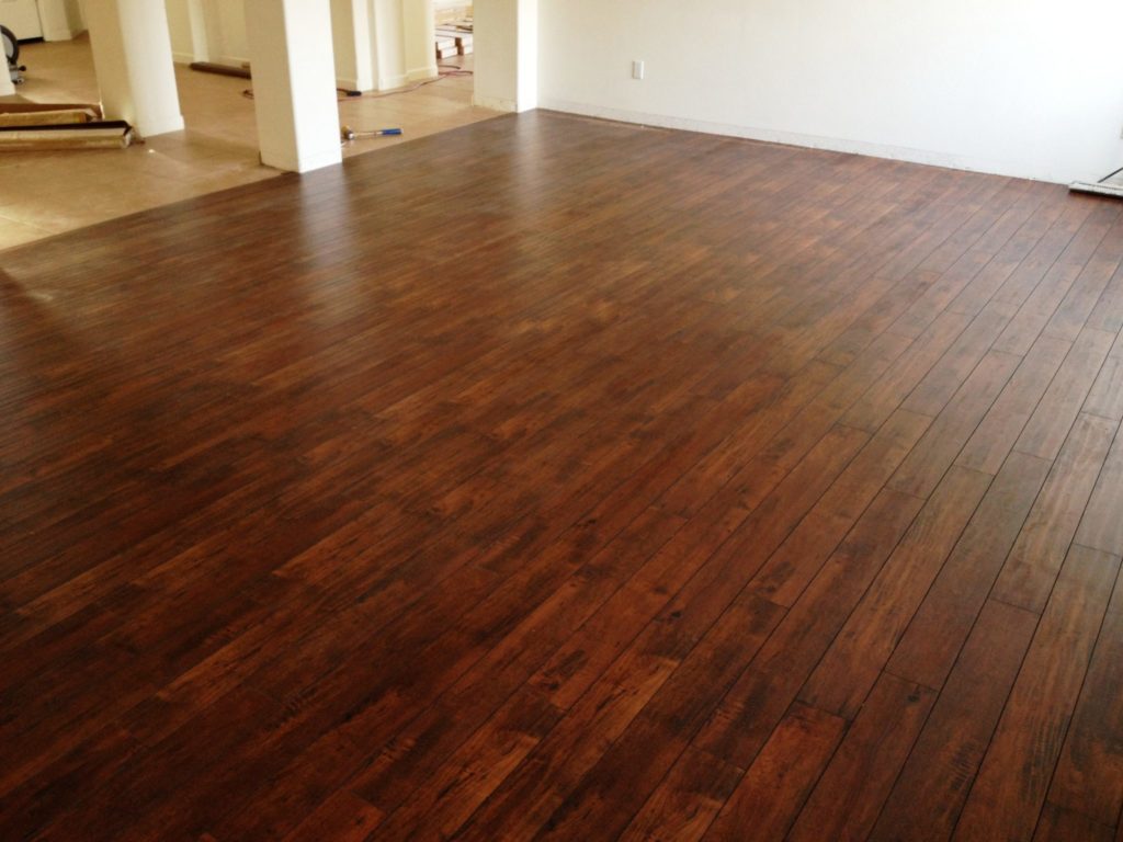 Laminate floors room