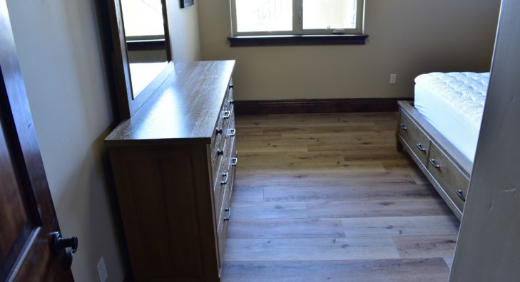 Waterproof Floors Installed Bedroom