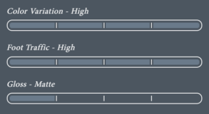 Color Variation-High-Foot Traffic-High-Gloss - Semi